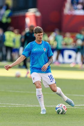Kristijan Jaki? of Croatia warms up during the FIFA World Cup, WM, Weltmeisterschaft, Fussball game between Panama and Croatia at Toronto Stadium on June 23, 2026 in Toronto, Ontario, Canada  Copyright: xCurtisxWongx xSPPx Sportspressphoto_SPR174966