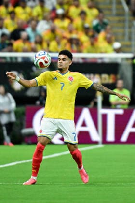 Luis Diaz of Colombia controls the ball during a FIFA Men’s World Cup 2026 Group Stage football match between Colombia and Congo DR at Guadalajara Stadium, in Guadalajara on June 23th 2026 (Photo by Nayra Halm SPP)  Copyright: xNayraxHalm SPPx Sportspressphoto_SPR175004