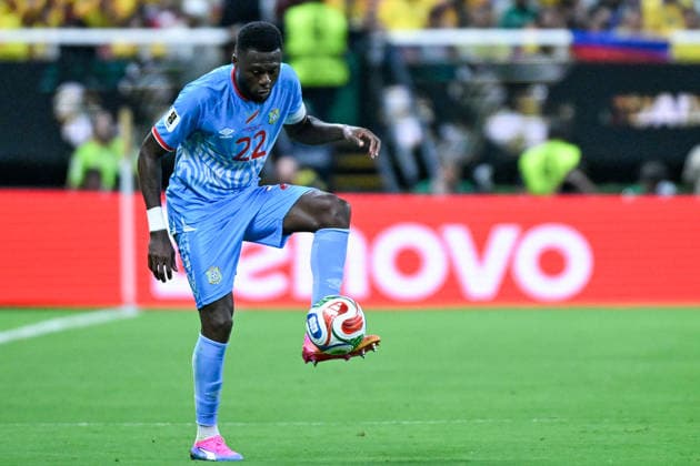 Chancel Mbemba of Congo DR controls the ball during a FIFA Men’s World Cup 2026 Group Stage football match between Colombia and Congo DR at Guadalajara Stadium, in Guadalajara on June 23th 2026 (Photo by Nayra Halm SPP)  Copyright: xNayraxHalm SPPx Sportspressphoto_SPR175022