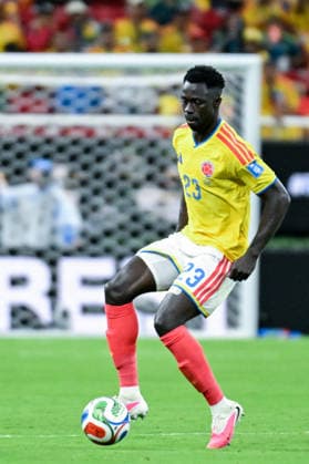 Davinson Sanchez of Colombia controls the ball during a FIFA Men’s World Cup 2026 Group Stage football match between Colombia and Congo DR at Guadalajara Stadium, in Guadalajara on June 23th 2026 (Photo by Nayra Halm SPP)  Copyright: xNayraxHalm SPPx Sportspressphoto_SPR175027