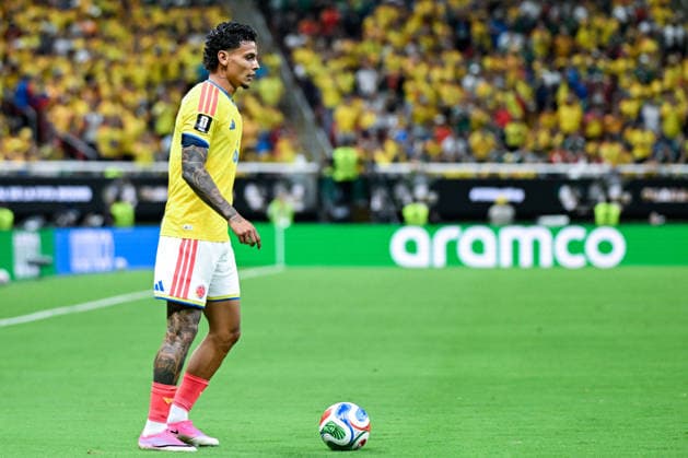 Richard Rios of Colombia looks on during a FIFA Men’s World Cup 2026 Group Stage football match between Colombia and Congo DR at Guadalajara Stadium, in Guadalajara on June 23th 2026 (Photo by Nayra Halm SPP)  Copyright: xNayraxHalm SPPx Sportspressphoto_SPR175070