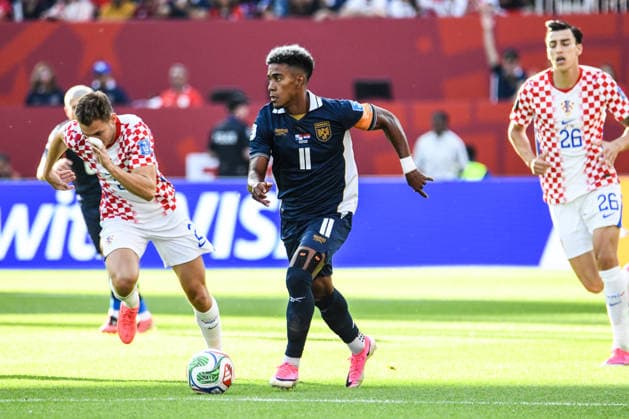 Panama national team, Nationalteam vs Croatia National Team. FIFA World Cup, WM, Weltmeisterschaft, Fussball 2026 Group L match. Edgar Yoel Barcenas (11) during the match played between the National Teams of Croatia and Panama. FIFA World Cup 2026 Group L match, played on 23.06.26 at the Toronto Stadium in Toronto, Ontario, Canada. Photo Jose Campos PMEimages Toronto Ontario Canada Copyright: xJosexCamposx xPMEimagesx