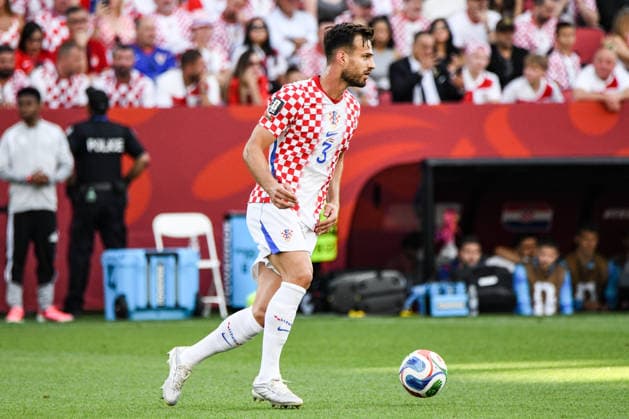 Panama national team, Nationalteam vs Croatia National Team. FIFA World Cup, WM, Weltmeisterschaft, Fussball 2026 Group L match. Marin PONGRACIC (3) during the match played between the National Teams of Croatia and Panama. FIFA World Cup 2026 Group L match, played on 23.06.26 at the Toronto Stadium in Toronto, Ontario, Canada. Photo Jose Campos PMEimages Toronto Ontario Canada Copyright: xJosexCamposx xPMEimagesx