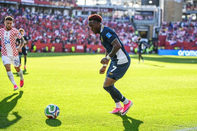Panama national team, Nationalteam vs Croatia National Team. FIFA World Cup, WM, Weltmeisterschaft, Fussball 2026 Group L match. Jose Luis Rodriguez (7) during the match played between the National Teams of Croatia and Panama. FIFA World Cup 2026 Group L match, played on 23.06.26 at the Toronto Stadium in Toronto, Ontario, Canada. Photo Jose Campos PMEimages Toronto Ontario Canada Copyright: xJosexCamposx xPMEimagesx