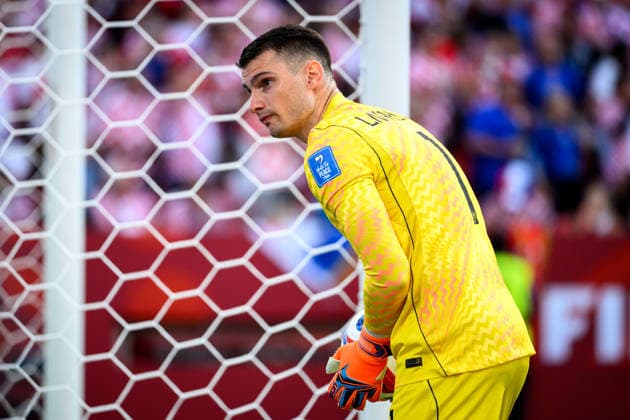 June 23, 2026, Toronto, Ontario, Canada: Toronto, Ontario, Canada Ã¢â‚¬ June 23, 2026: DOMINIK LIVAKOVIC (1) of Croatia is seen before the FIFA World Cup, WM, Weltmeisterschaft, Fussball 2026 Group L match between Panama and Croatia at Toronto Stadium. FIFA 2026: Croatia V Panama  - ZUMAr228 20260623_znp_r228_026 Copyright: xVasiliyxRyabykhx
