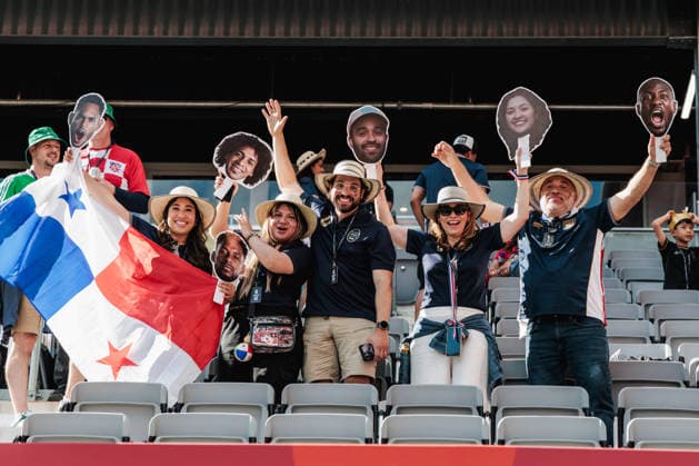 TORONTO, ON - JUNE 23: Panama supporters are seen before the FIFA World Cup, WM, Weltmeisterschaft, Fussball 2026 Group L match between Panama and Croatia on June 23, 2026, at Toronto Stadium in Toronto, ON. (Photo by Mathew Tsang Icon Sportswire) SOCCER: JUN 23 FIFA World Cup 26 Group L - Panama vs Croatia EDITORIAL USE ONLY Icon260623035