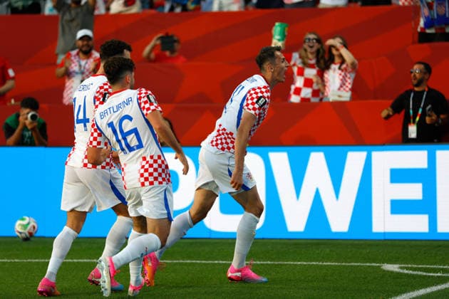 TORONTO, CANADA - JUNE 24: Croatia during the FIFA World Cup, WM, Weltmeisterschaft, Fussball group stage match between Panama and Croatia at Toronto Stadium on June 24, 2026 in Toronto, Canada. Photo by Joseph Victor Copyright: xJosephxVictorx