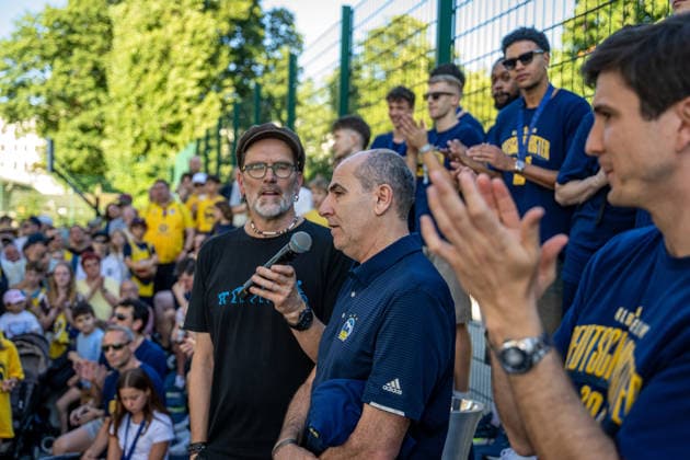 Basketball Berlin 23.06.2026 Saison 2025 2026 EasyCredit BBL 1. Bundesliga Alba Berlin ist Deutscher Meister 2026 Fanfest Himar Ojeda (Alba Berlin, Sportdirektor) *** Basketball Berlin, June 23, 2026; 2025–2026 Season; EasyCredit BBL 1 Bundesliga; Alba Berlin Wins the 2026 German Championship; Fan Festival; Himar Ojeda, Alba Berlin, Sports Director,detected_source_language