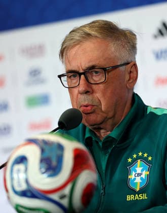 (260624) -- MIAMI, June 24, 2026 -- Carlo Ancelotti, head coach of Team Brazil, attends a press conference, PK, Pressekonferenz at the FIFA World Cup, WM, Weltmeisterschaft, Fussball 2026 in Miami, the United States, on June 23, 2026. ) (SP)U.S.-MIAMI-FOOTBALL-FIFA WORLD CUP-PRESS CONFERENCE-BRAZIL ZhangxChen 