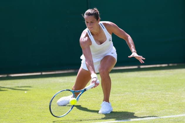 Alice Rame (FRA), Damen Einzel, Ladies Singles, Qualifikation, Wimbledon Tennis - Wimbledon 2026 - Grand Slam ITF ATP, Tennis Herren WTA, Tennis Damen - AELTC - London - - Great Britain - 23 June 2026. *** Alice Rame (FRA), Womens Singles, Qualifying, Wimbledon Tennis, Wimbledon 2026, Grand Slam, ITF, ATP, WTA, AELTC, London, Great Britain, June 23, 2026,detected_source_language Copyright: xJuergenxHasenkopfx