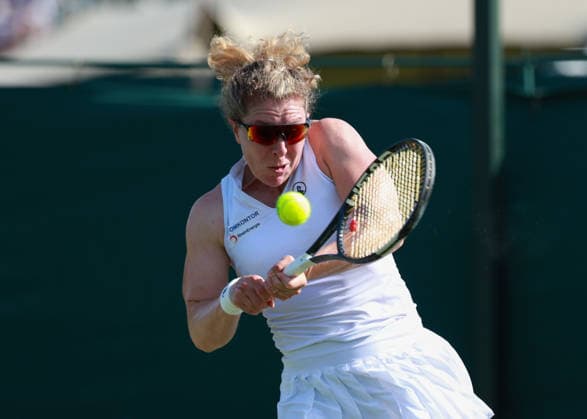 Anna Lena Friedsam (GER), Damen Einzel, Ladies Singles, Qualifikation, Wimbledon Tennis - Wimbledon 2026 - Grand Slam ITF ATP, Tennis Herren WTA, Tennis Damen - AELTC - London - - Great Britain - 23 June 2026. *** Anna Lena Friedsam GER, Womens Singles, Qualifying, Wimbledon Tennis, Wimbledon 2026, Grand Slam, ITF, ATP, WTA, AELTC, London, Great Britain, June 23, 2026,detected_source_language Copyright: xJuergenxHasenkopfx