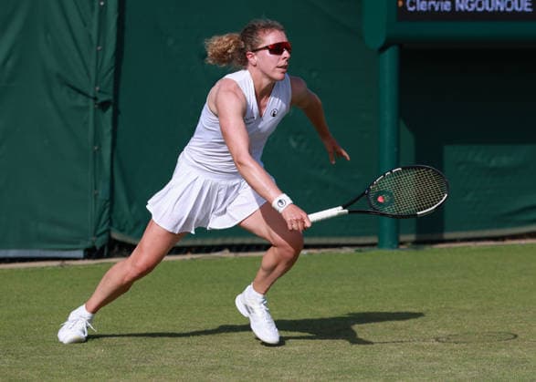 Anna Lena Friedsam (GER), Damen Einzel, Ladies Singles, Qualifikation, Wimbledon Tennis - Wimbledon 2026 - Grand Slam ITF ATP, Tennis Herren WTA, Tennis Damen - AELTC - London - - Great Britain - 23 June 2026. *** Anna Lena Friedsam GER, Womens Singles, Qualifying, Wimbledon Tennis, Wimbledon 2026, Grand Slam, ITF, ATP, WTA, AELTC, London, Great Britain, June 23, 2026,detected_source_language Copyright: xJuergenxHasenkopfx