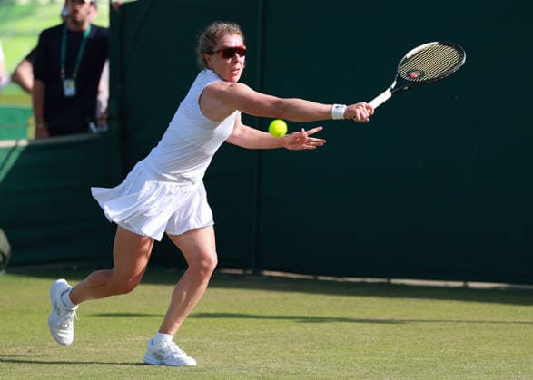 Anna Lena Friedsam (GER), Damen Einzel, Ladies Singles, Qualifikation, Wimbledon Tennis - Wimbledon 2026 - Grand Slam ITF ATP, Tennis Herren WTA, Tennis Damen - AELTC - London - - Great Britain - 23 June 2026. *** Anna Lena Friedsam GER, Womens Singles, Qualifying, Wimbledon Tennis, Wimbledon 2026, Grand Slam, ITF, ATP, WTA, AELTC, London, Great Britain, June 23, 2026,detected_source_language Copyright: xJuergenxHasenkopfx