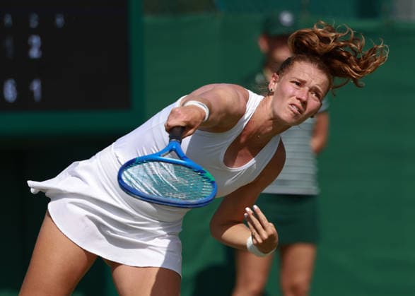 Jessika Ponchet (FRA), Damen Einzel, Ladies Singles, Qualifikation, Wimbledon Tennis - Wimbledon 2026 - Grand Slam ITF ATP, Tennis Herren WTA, Tennis Damen - AELTC - London - - Great Britain - 23 June 2026. *** Jessika Ponchet (FRA), Womens Singles, Qualifying, Wimbledon Tennis, Wimbledon 2026, Grand Slam, ITF, ATP, WTA, AELTC, London, Great Britain, June 23, 2026,detected_source_language Copyright: xJuergenxHasenkopfx