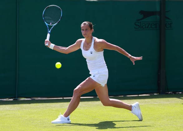 Alice Rame (FRA), Damen Einzel, Ladies Singles, Qualifikation, Wimbledon Tennis - Wimbledon 2026 - Grand Slam ITF ATP, Tennis Herren WTA, Tennis Damen - AELTC - London - - Great Britain - 23 June 2026. *** Alice Rame (FRA), Womens Singles, Qualifying, Wimbledon Tennis, Wimbledon 2026, Grand Slam, ITF, ATP, WTA, AELTC, London, Great Britain, June 23, 2026,detected_source_language Copyright: xJuergenxHasenkopfx