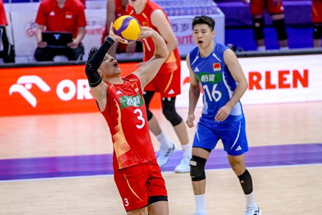 GLIWICE 24.06.2026 MECZ SIATKARSKA LIGA NARODOW 2026 PILKA SIATKOWA --- FIVB VOLLEYBALL NATIONS LEAGUE MATCH: CHINY - TURCJA --- CHINA - TURKIYE N Z HEBIN WANG FOT.PAWEL PIOTROWSKI 400MM.PL NEWSPIX.PL --- newspix.pl POLAND OUT! 