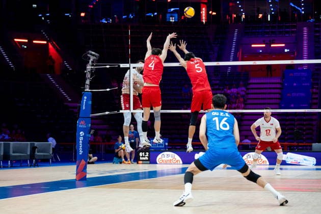 GLIWICE 24.06.2026 SIATKOWKA LIGA NARODOW MEZCZYZN MECZ CHINY TURCJA --- VNL FIVB MENS VOLLEYBALL NATIONS LEAGUE MATCH CHINA VS TURKIYE NZ CHINY - TURCJA FOT. MARCIN GOLBA NEWSPIX.PL NEWSPIX.PL --- newspix.pl POLAND OUT! 