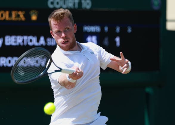 Remy Bertola (SUI), Herren Einzel, Men s Singles, Qualifikation, Wimbledon Tennis - Wimbledon 2026 - Grand Slam ITF ATP, Tennis Herren WTA, Tennis Damen - AELTC - London - - Great Britain - 24 June 2026. *** Remy Bertola SUI, Mens Singles, Qualifying, Wimbledon Tennis, Wimbledon 2026, Grand Slam, ITF, ATP, WTA, AELTC, London, Great Britain, June 24, 2026,detected_source_language Copyright: xJuergenxHasenkopfx
