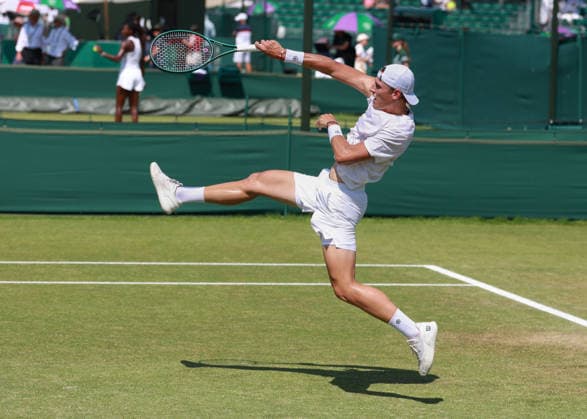 Tom Gentzsch (GER), Herren Einzel, Men s Singles, Qualifikation, Wimbledon Tennis - Wimbledon 2026 - Grand Slam ITF ATP, Tennis Herren WTA, Tennis Damen - AELTC - London - - Great Britain - 24 June 2026. *** Tom Gentzsch GER, Mens Singles, Qualifying, Wimbledon Tennis, Wimbledon 2026, Grand Slam, ITF, ATP, WTA, AELTC, London, Great Britain, June 24, 2026,detected_source_language Copyright: xJuergenxHasenkopfx