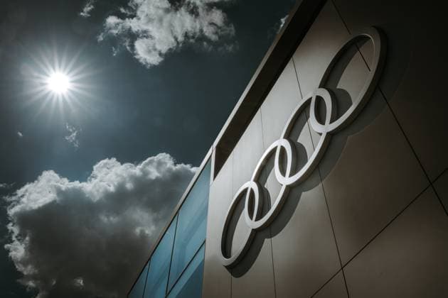 Audi Logo an der Hospiltality mit Sonne am Himmel, Grosser Preis von Oesterreich, Motorsport, Formel 1, Saison 2026, 24.06.2026 Grosser Preis von Oesterreich, Motorsport, Formel 1, Saison 2026, 24.06.2026 Spielberg *** Audi logo at the hospitality area with the sun in the sky, Austrian Grand Prix, motorsports, Formula 1, 2026 season, June 24, 2026 Austrian Grand Prix, motorsports, Formula 1, 2026 season, June 24, 2026, Spielberg Copyright: xEibner-Pressefoto AlexanderxNeisx EP_ANS