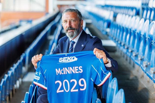 Rangers new manager Derek McInnes. Derek McInnes press conference, PK, Pressekonferenz William Hill Scottish Premiership, Football, Ibrox Stadium, Glasgow, Scotland - 24 Jun 2026Glasgow Ibrox Stadium United Kingdom EDITORIAL USE ONLY No use with unauthorised audio, video, data, fixture lists, club league logos or live services. Online in-match use limited to 120 images, no video emulation. No use in betting, games or single club league player publications.  Copyright: xRobertxPerry Shutterstockx 16957748j