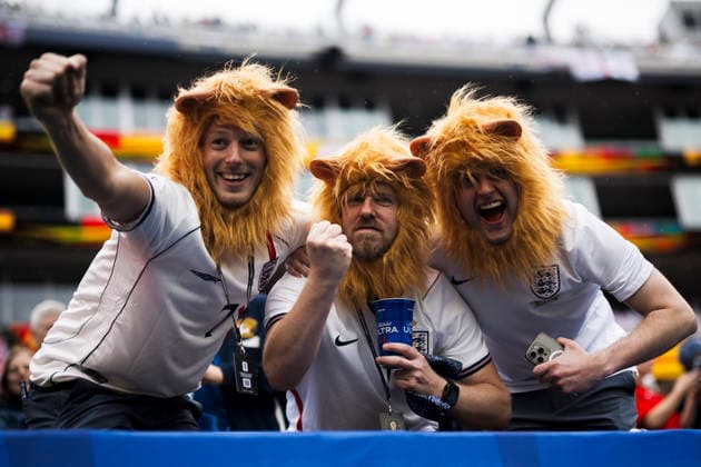England v Ghana - FIFA World Cup, WM, Weltmeisterschaft, Fussball 2026 Fans of Englad show their support prior to the FIFA World Cup 2026 Group L football match between England and Ghana. The match ended 0-0 tie. Foxborough United States Copyright: xNicolòxCampox