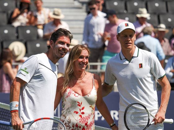 ATP, Tennis Herren Exho Singles Jannik Sinner vs Cameron Norrie during the Giorgio Armani Tennis Classic at the Hurlingham Club, London, UK on 24 June 2026. Copyright: xPhilxHutchinsonx 45160023