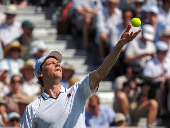 Jannik Sinner on his way to victory over Cameron Norrie during the Giorgio Armani Tennis Classic at the Hurlingham Club, London, UK on 24 June 2026. Copyright: xPhilxHutchinsonx 45160019