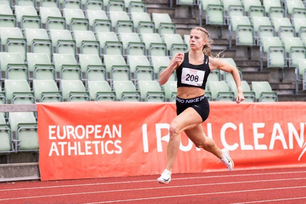 260624 Jeanine Nygard of Finland competes in women™s 400 meter during the athletics competition Boysen Memorial on June 24, 2026 in Oslo. Photo: Marius Nordnes BILDBYRAN COP 185 MX0001 friidrott athletics friidrett boysen memorial norge bbeng dam *** June 24, 2026: Jeanine Nygard of Finland competes in the women’s 400-meter race during the Boysen Memorial track and field meet on June 24, 2026 in Oslo. Photo by Marius Nordnes, BILDBYRAN COP 185 MX0001. track and field, athletics, friidrett, Boysen Memorial, Norway, women s  Copyright: MARIUSxNORDNES BB260624BB740