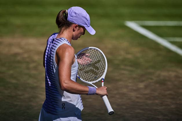 June 24, 2026, Bad Homburg, Hessen, Germany: Iga Swiatek of Poland on Court during her Match against Emma Navarro of United States during the BAD HOMBURG OPEN powered by SOLARWATTT- WTA500 - Womens Tennis, 24.6.2026 in Bad Homburg (Tennis-Club Bad Homburg), Germany - Photo: Tennis 2026: Bad Hombug Open - WTA500: NAVARO Vs SWIATEK  - ZUMAs343 20260624_zsp_s343_086 Copyright: xMathiasxSchulzx