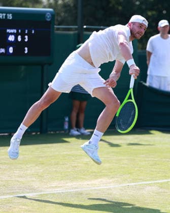 Jerome Kim (SUI), Herren Einzel, Men s Singles, Qualifikation, Wimbledon Tennis - Wimbledon 2026 - Grand Slam ITF ATP, Tennis Herren WTA, Tennis Damen - AELTC - London - - Great Britain - 24 June 2026. *** Jerome Kim SUI, Men s Singles, Qualifying, Wimbledon Tennis, Wimbledon 2026, Grand Slam, ITF, ATP, WTA, AELTC, London, Great Britain, June 24, 2026 Copyright: xJuergenxHasenkopfx