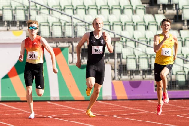 260624 Simeon Vorsleman of Finland, Andreas Linder of Sweden and Oda Rosland Gjerstad of Norway compet in men™s 400 meter during the athletics competition Boysen Memorial on June 24, 2026 in Oslo. Photo: Marius Nordnes BILDBYRAN COP 185 MX0001 friidrott athletics friidrett boysen memorial norge bbeng jubel *** June 24, 2026: Simeon Vorsleman of Finland, Andreas Linder of Sweden, and Oda Rosland Gjerstad of Norway compete in the men’s 400-meter race during the Boysen Memorial track and field competition on June 24, 2026 in Oslo. Photo by Marius Nordnes, BILDBYRAN COP 185 MX0001. track and field, athletics, friidrett, Boysen Memorial, Norway, cheering  Copyright: MARIUSxNORDNES BB260624BB824