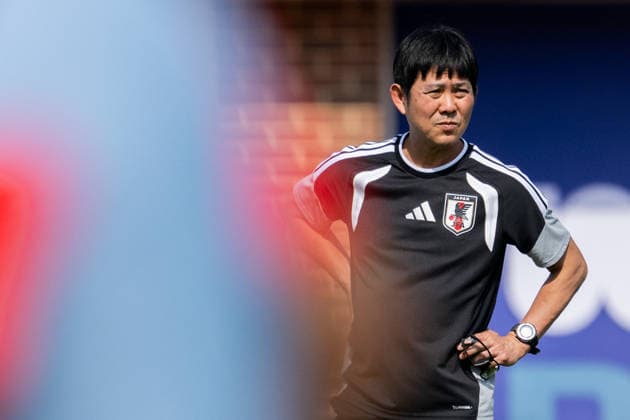260624 Head coach Hajime Moriyasu of the Japanese national football team at a training session during day 14 of the FIFA World Cup, WM, Weltmeisterschaft, Fussball 2026 on June 24, 2026 in Dallas. Photo: Petter Arvidson BILDBYRAN kod PA PA1252 fotboll football soccer fotball vm fotbolls-vm fotball-vm fotbolls-vm 2026 fifa world cup 2026 träning practice training day 14 bbeng japan *** 260624 Head coach Hajime Moriyasu of the Japanese national soccer team at a training session on day 14 of the 2026 FIFA World Cup on June 24, 2026 in Dallas. Photo by Petter Arvidson, BILDBYRAN. Code: PA PA1252. soccer, football, soccer World Cup, 2026 FIFA World Cup, training, Day 14, BBENG, Japan  Copyright: PETTERxARVIDSON BB260624PA019