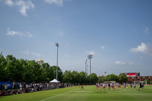 260624 Players of the Japanese national football team at a training session during day 14 of the FIFA World Cup, WM, Weltmeisterschaft, Fussball 2026 on June 24, 2026 in Dallas. Photo: Petter Arvidson BILDBYRAN kod PA PA1252 fotboll football soccer fotball vm fotbolls-vm fotball-vm fotbolls-vm 2026 fifa world cup 2026 träning practice training day 14 bbeng japan *** 260624 Players of the Japanese national soccer team at a training session on Day 14 of the 2026 FIFA World Cup on June 24, 2026 in Dallas. Photo by Petter Arvidson, BILDBYRAN. Code: PA PA1252. soccer, football, soccer World Cup, 2026 FIFA World Cup, training, Day 14, BBENG, Japan  Copyright: PETTERxARVIDSON BB260624PA026