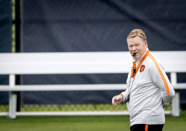 KANSAS CITY - Netherlands coach Ronald Koeman during a training session of the Dutch national team, Nationalteam at the KC Current Training Facility, on June 24, 2026, in Kansas City. The Dutch team is preparing for the match against Tunisia during the FIFA World Cup, WM, Weltmeisterschaft, Fussball KOEN VAN WEEL ANP xVIxANPxSportx xxANPxIVx 561855984 originalFilename: 561855984.jpg