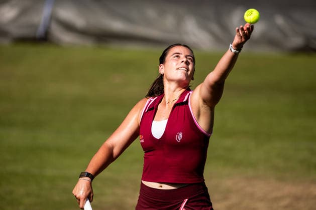 BAD HOMBURG, GERMANY - JUNE 24: Emma Navarro (USA) during the Bad Homburg Open powered by Solarwatt Singles match between Iga Swiatek (POL) vs Emma Navarro (USA) at Kurpark Bad Homburg on June 24, 2026 in Bad Homburg, Germany. Hessen Germany Copyright: xSteffiexWunderlx
