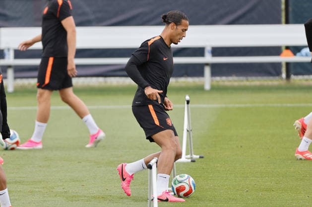 Netherlands Virgil van Dijk takes part in a training session in Kansas City, United States, 24 June 2026. Netherlands will face Tunisia in their 2026 FIFA World Cup, WM, Weltmeisterschaft, Fussball Group F soccer match on 26 June. 2026 FIFA World Cup - Group F - Netherlands training session !ACHTUNG: NUR REDAKTIONELLE NUTZUNG!  Copyright: xJUANxIGNACIOxRONCORONIx GRAF5236 20260624-55020696403_1