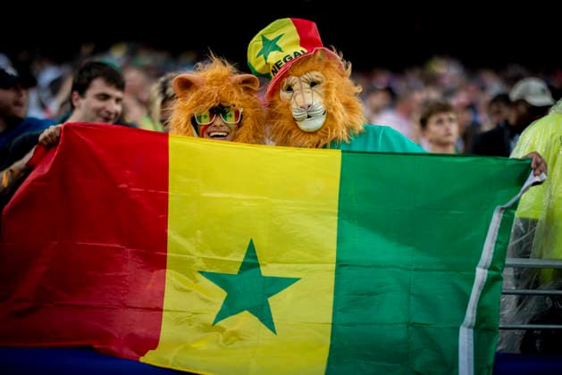 New York New Jersey, USA 22nd Jun 2026. Senegal Fans Norway - Senegal World Cup Norwegen - Senegal 22.06.2026 *** New York, New Jersey, USA, June 22, 2026; Senegal Fans; Norway vs. Senegal; World Cup; Norway vs. Senegal; June 22, 2026