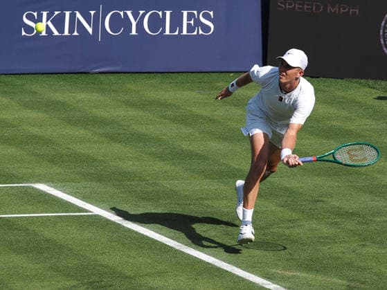 Martin Damm during the ATP, Tennis Herren Exho Singles Martin Damm vs Karen Khachanov during the Giorgio Armani Tennis Classic at the Hurlingham Club, London, UK on 24 June 2026. Copyright: xPhilxHutchinsonx 45160034