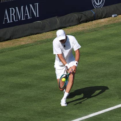 Martin Damm during the ATP, Tennis Herren Exho Singles Martin Damm vs Karen Khachanov during the Giorgio Armani Tennis Classic at the Hurlingham Club, London, UK on 24 June 2026. Copyright: xPhilxHutchinsonx 45160038