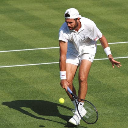 Karen Khachanov during the ATP, Tennis Herren Exho Singles Martin Damm vs Karen Khachanov during the Giorgio Armani Tennis Classic at the Hurlingham Club, London, UK on 24 June 2026. Copyright: xPhilxHutchinsonx 45160041