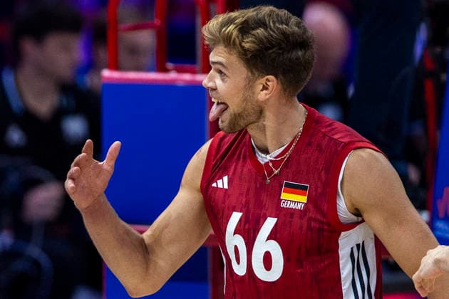 Argentina vs Germany - 2026 Men s Volleyball Nations League - Gliwice -Day1 Erik Rohrs during the 2026 Men s Volleyball Nations League match between Argentina and Germany in Gliwice, Poland, on June 24, 2026. NO SALES POLAND Gliwice Poland  Copyright: xAndrzejxIwanczukx originalFilename:iwanczuk-argentin260624_npHha.jpg