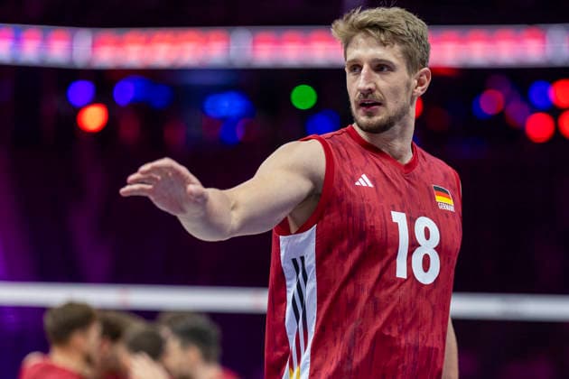 Argentina vs Germany - 2026 Men s Volleyball Nations League - Gliwice -Day1 Florian Krage-Brewitz during the 2026 Men s Volleyball Nations League match between Argentina and Germany in Gliwice, Poland, on June 24, 2026. NO SALES POLAND Gliwice Poland  Copyright: xAndrzejxIwanczukx originalFilename:iwanczuk-argentin260624_np8W6.jpg
