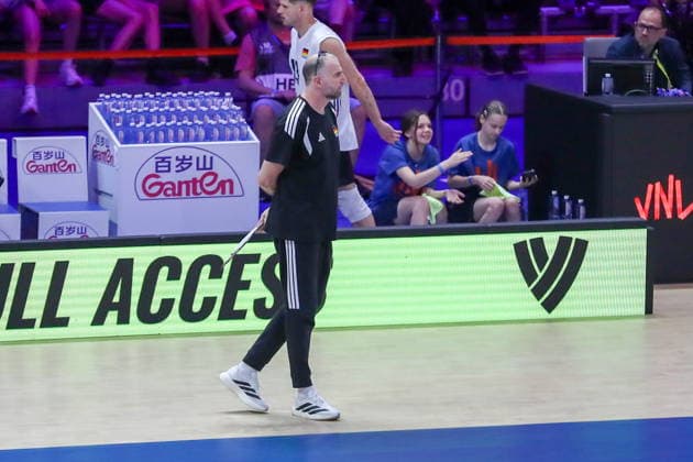 Gliwice 24.06.2026. Siatkowka Liga Narodow sezon 2026 faza grupowa mecz: Argentyna - Niemcy --- Volleyball VNL Nations League season 2026 group stage match: Argentina - Germany nz Botti Massimo Fot. Kacper Staniec NEWSPIX.PL --- newspix.pl 
