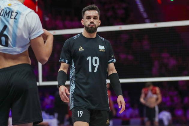 Gliwice 24.06.2026. Siatkowka Liga Narodow sezon 2026 faza grupowa mecz: Argentyna - Niemcy --- Volleyball VNL Nations League season 2026 group stage match: Argentina - Germany nz Massimino Franco Fot. Kacper Staniec NEWSPIX.PL --- newspix.pl 