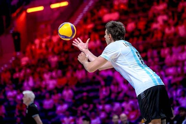 GLIWICE 24.06.2026 MECZ SIATKARSKA LIGA NARODOW 2026 PILKA SIATKOWA --- FIVB VOLLEYBALL NATIONS LEAGUE MATCH: ARGENTYNA - NIEMCY --- ARGENTINA - GERMANY N Z AGUSTIN LOSER FOT.PAWEL PIOTROWSKI 400MM.PL NEWSPIX.PL --- newspix.pl 