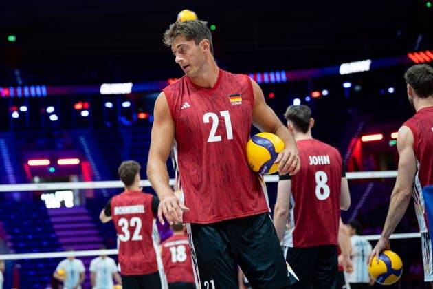 GLIWICE 24.06.2026 SIATKOWKA LIGA NARODOW MEZCZYZN MECZ ARGENTYNA NIEMCY --- VNL FIVB MENS VOLLEYBALL NATIONS LEAGUE MATCH ARGENTINA VS GERMANY NZ TOBIAS KRICK FOT. MARCIN GOLBA NEWSPIX.PL NEWSPIX.PL --- newspix.pl 