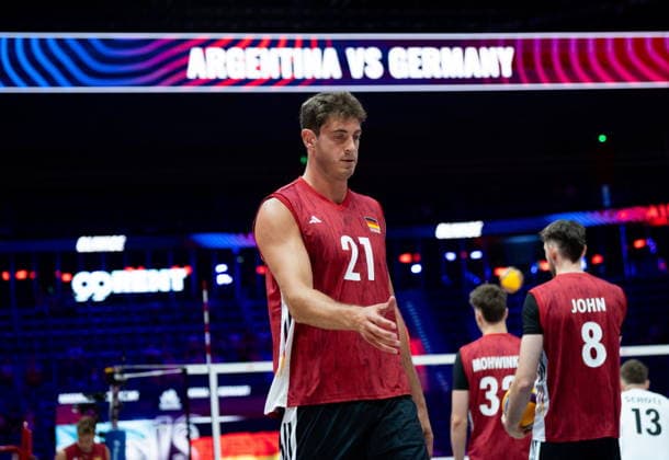 GLIWICE 24.06.2026 SIATKOWKA LIGA NARODOW MEZCZYZN MECZ ARGENTYNA NIEMCY --- VNL FIVB MENS VOLLEYBALL NATIONS LEAGUE MATCH ARGENTINA VS GERMANY NZ TOBIAS KRICK FOT. MARCIN GOLBA NEWSPIX.PL NEWSPIX.PL --- newspix.pl 
