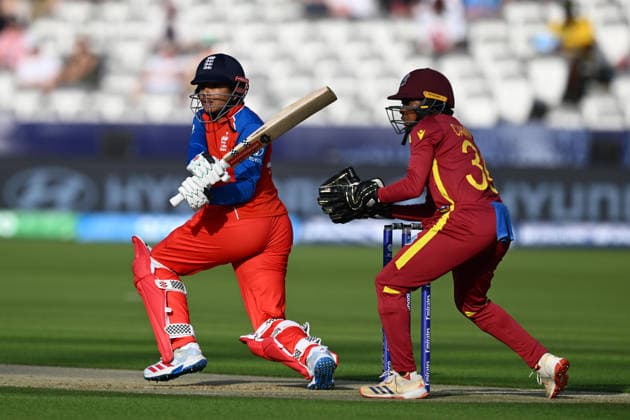 England Women Cricket v West Indies Women, ICC Women s T20 World Cup Sophia Dunkley of England hits the ball to the boundary for four runs during the ICC Women s T20 World Cup match between England Women Cricket and West Indies Women at Lord s Cricket Ground, St John s Wood, UK on 24 June 2026. St John s Wood Lord s Cricket Ground London UK Editorial use only , Copyright: xGrahamxHuntx PSI-24400-0022