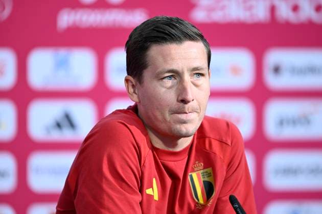 Belgian national football team - FIFA World Cup, WM, Weltmeisterschaft, Fussball 2026 - media activities 24 06 2026 RENTON, UNITED STATES OF AMERICA - JUNE 24 : Vanaken Hans midfielder of Belgium talking to the press during a press conference, PK, Pressekonferenz at the training grounds of the Belgian national football team during the 2026 FIFA World Cup on June 24, 2026 in Renton, United States of America, 24 06 2026 Renton United States of America  Copyright: xNicoxVereeckenx